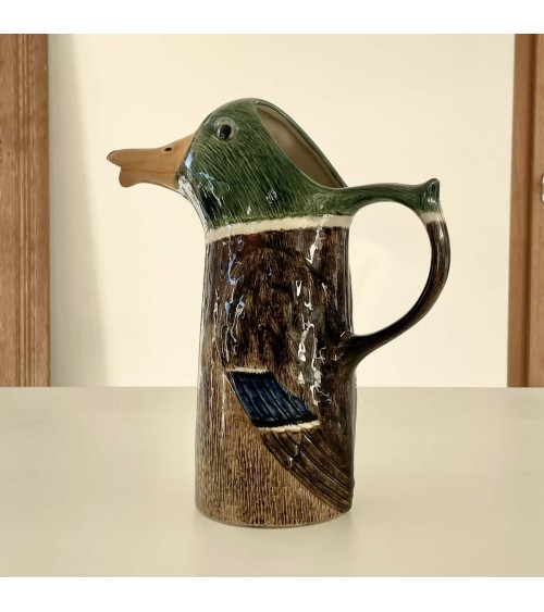 Pichet à eau - Canard colvert Quail Ceramics carafe d eau pichet en verre