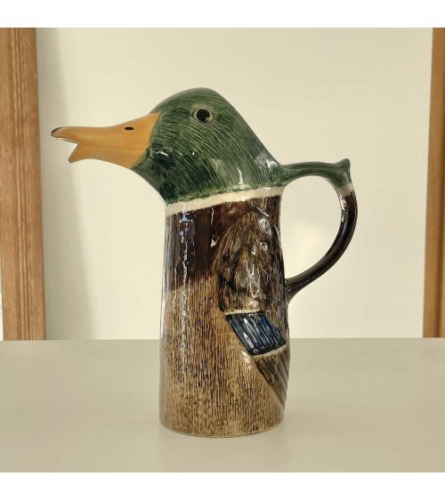 Wasserkrug - Stockente, Ente Quail Ceramics wasserkaraffe glas krüg glaskaraffen design