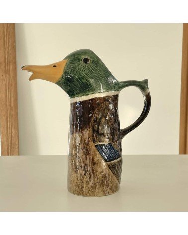 Wasserkrug - Stockente, Ente Quail Ceramics wasserkaraffe glas krüg glaskaraffen design