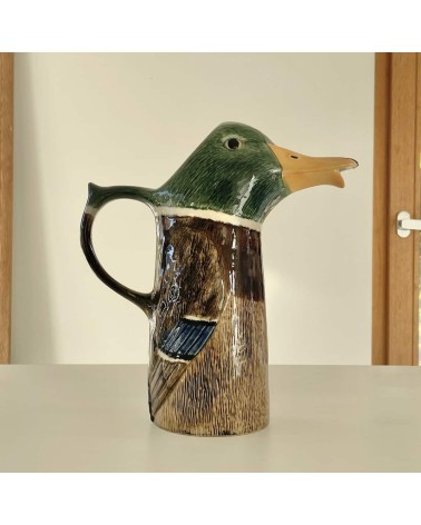 Pichet à eau - Canard colvert Quail Ceramics carafe d eau pichet en verre