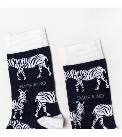 Rettet die Zebras - Bambus Socken