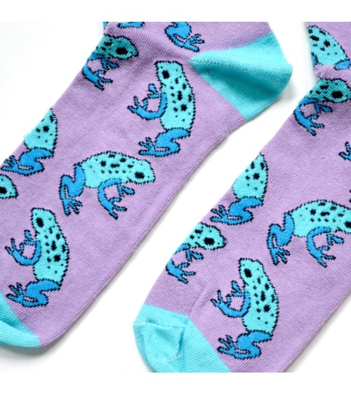 Save the Frogs - Bambou Socks Bare Kind funny crazy cute cool best pop socks for women men