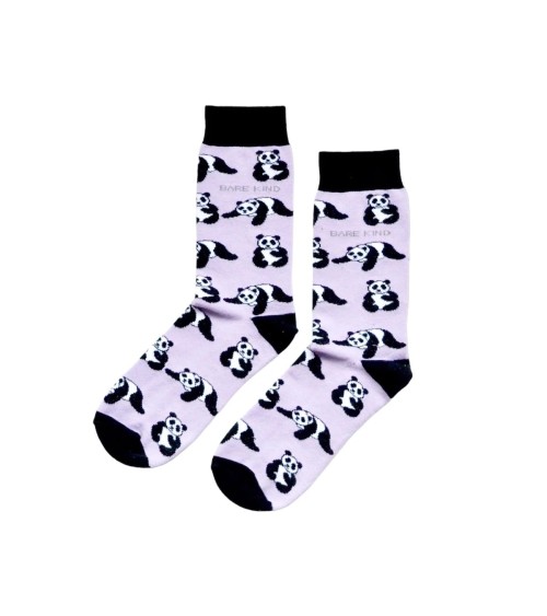 Sauvez les Pandas - Chaussettes en bambou Bare Kind jolies chausset pour homme femme fantaisie drole originales