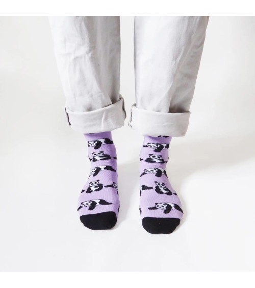 Rettet die Pandas - Bambus Socken Bare Kind socke kuschelsocken für damen lustig herren farbige coole socken