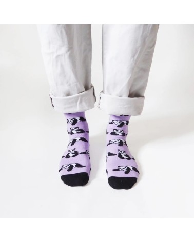 Rettet die Pandas - Bambus Socken Bare Kind socke kuschelsocken für damen lustig herren farbige coole socken