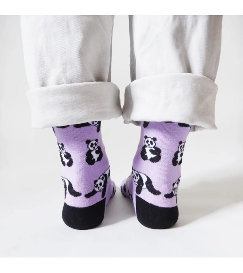 Rettet die Pandas - Bambus Socken Bare Kind Socke lustige Damen Herren farbige coole socken mit motiv kaufen