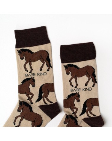 Save the Horses - Bambou Socks Bare Kind funny crazy cute cool best pop socks for women men