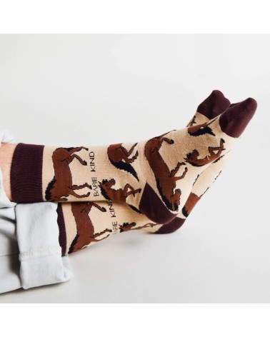 Sauvez les chevaux - Chaussettes en bambou Bare Kind jolies pour femme originales pour homme chausset rigolotes drole Suisse