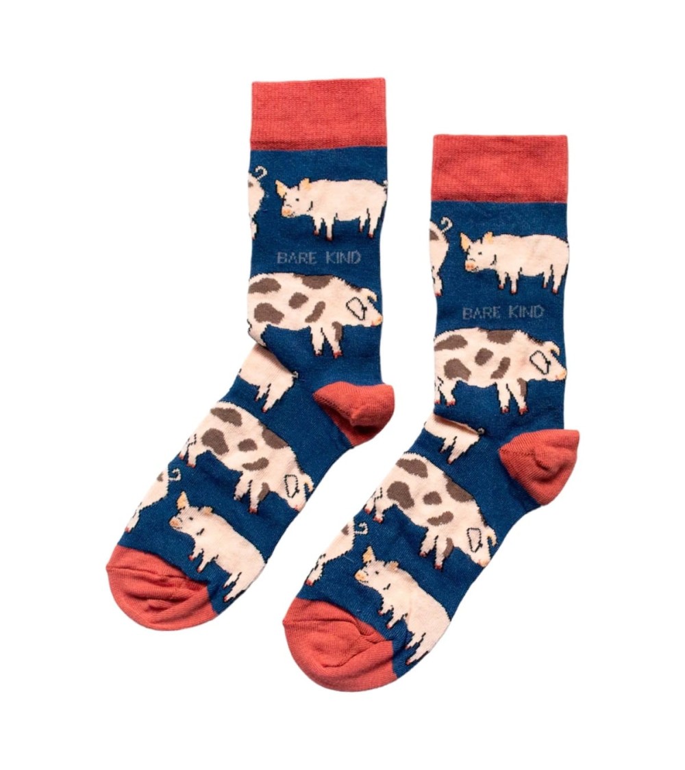 Rettet die Schweine - Bambus Socken Bare Kind socke kuschelsocken für damen lustig herren farbige coole socken