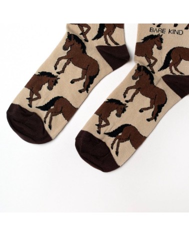 Save the Horses - Bambou Socks Bare Kind funny crazy cute cool best pop socks for women men