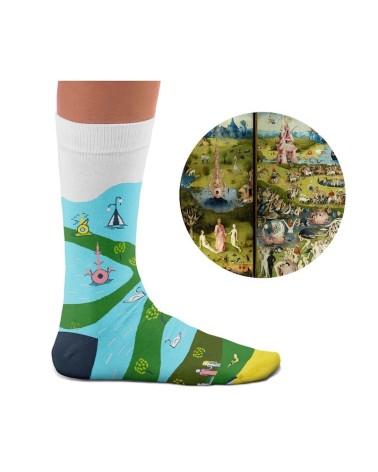 Chaussettes - Coffret cadeau Le jardin des délices Curator Socks calendrier de l avent chaussettes jolies chausset pour homme...