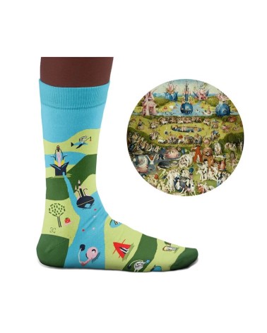 Chaussettes - Coffret cadeau Le jardin des délices Curator Socks calendrier de l avent chaussettes jolies chausset pour homme...