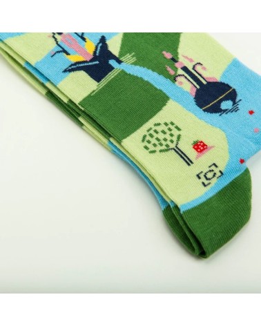 Chaussettes - Coffret cadeau Le jardin des délices Curator Socks jolies pour femme originales pour homme chausset rigolotes d...