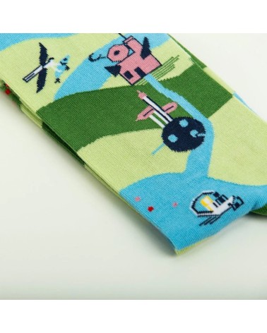 Chaussettes - Coffret cadeau Le jardin des délices Curator Socks jolies pour femme originales pour homme chausset rigolotes d...