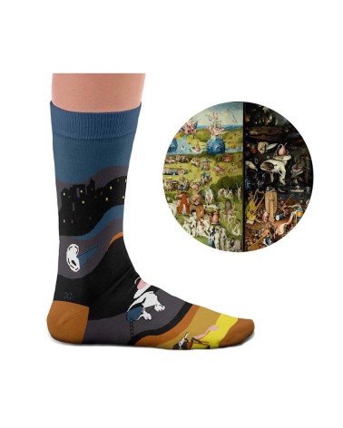 Chaussettes - Coffret cadeau Le jardin des délices Curator Socks jolies pour femme originales pour homme chausset rigolotes d...