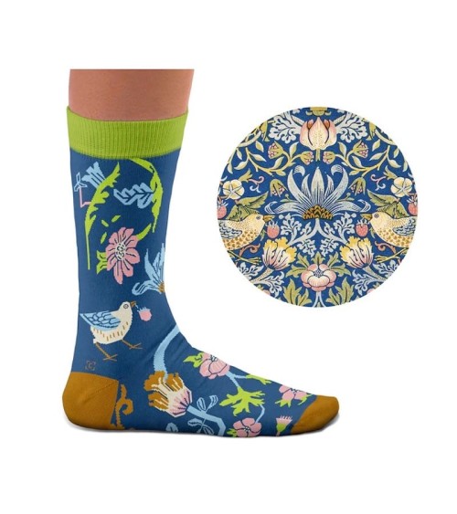 Chaussettes - Coffret cadeau Arts and Crafts Curator Socks jolies chausset pour homme femme fantaisie drole originales