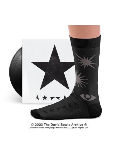 Blackstar - Chaussettes David Bowie Sock Affairs jolies pour femme originales pour homme chausset rigolotes drole Suisse