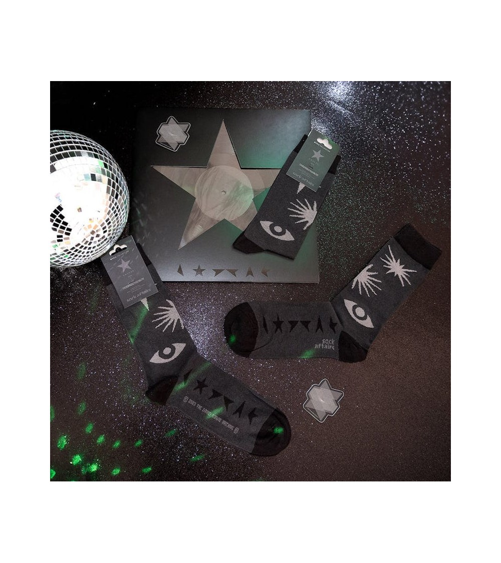 Blackstar - Socken David Bowie Sock Affairs socke kuschelsocken für damen lustig herren farbige coole socken