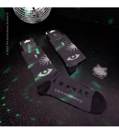 Blackstar - Chaussettes David Bowie Sock Affairs jolies pour femme originales pour homme chausset rigolotes drole Suisse