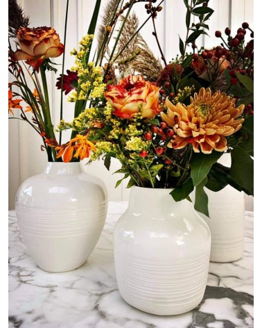 Juliette - Porcelain Flower Vase Keramiek van Sophie table flower living room vase kitatori switzerland