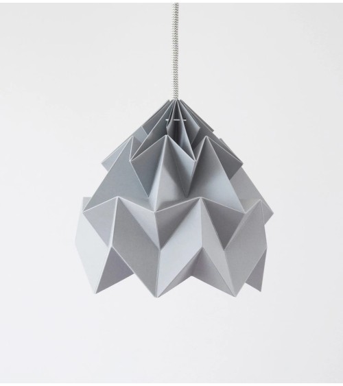 Moth Grey - Paper hanging lampshade Studio Snowpuppe lamp shades ceiling lightshade