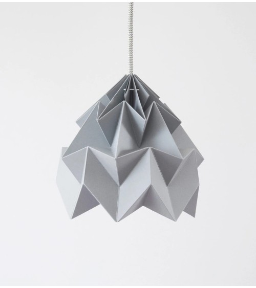 Moth Gris - Abat-jour en papier pour suspension Studio Snowpuppe lampe moderne original