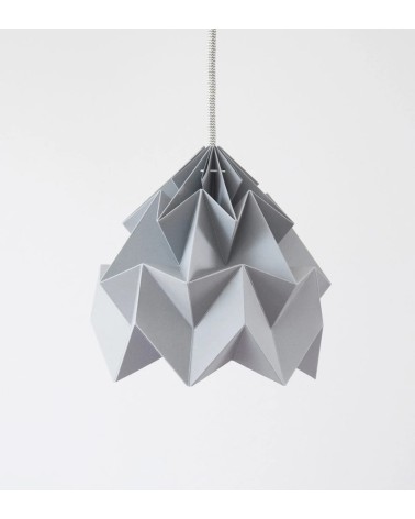 Moth Gris - Abat-jour en papier pour suspension Studio Snowpuppe lampe moderne original