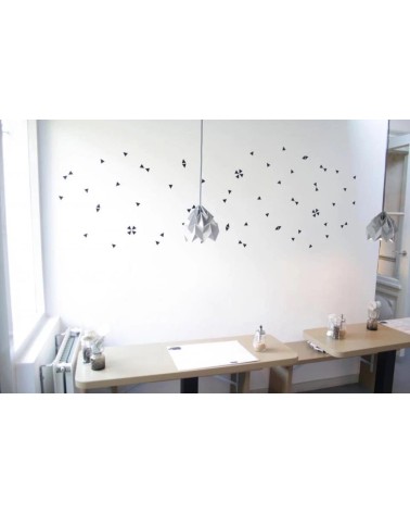 Moth Grau - Papier Lampenschirm Hängelampe Studio Snowpuppe lampenschirme kaufen