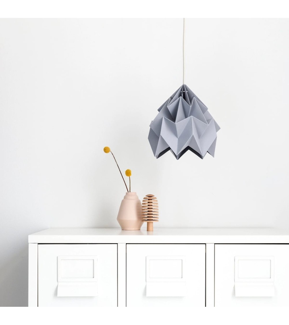 Moth Grey - Paper hanging lampshade Studio Snowpuppe lamp shades ceiling lightshade