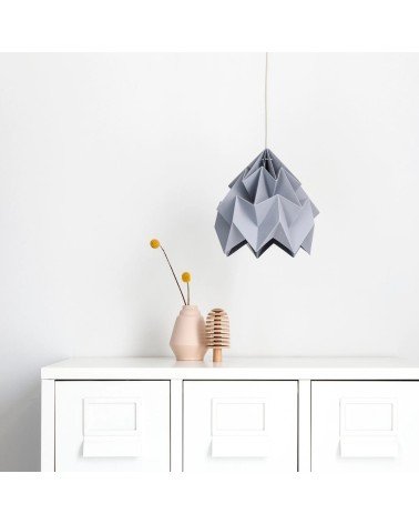 Moth Gris - Abat-jour en papier pour suspension Studio Snowpuppe lampe moderne original