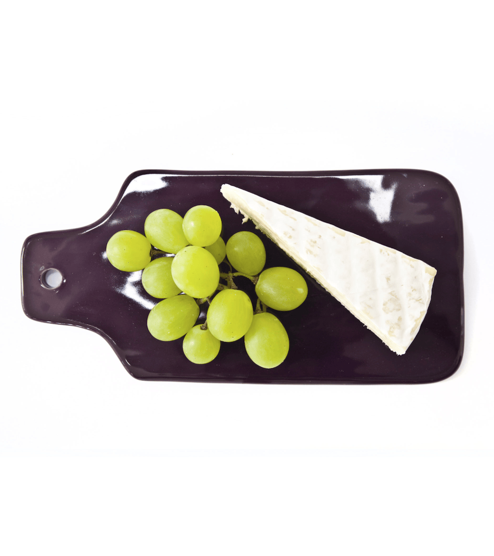 Cheese Board - Aubergine Quail's Egg wood board wooden chopping design