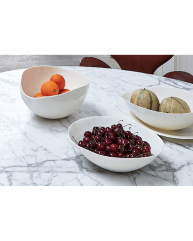 Handmade Porcelain Dish Keramiek van Sophie tray bowl fruit wooden design