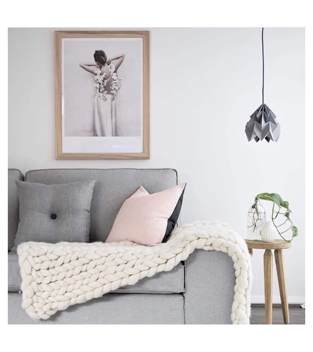 Moth Grey - Paper hanging lampshade Studio Snowpuppe lamp shades ceiling lightshade