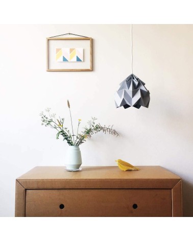 Moth Gris - Abat-jour en papier pour suspension Studio Snowpuppe lampe moderne original