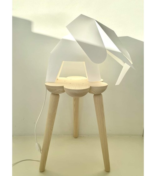 Lampe Éléphant - Luminaire animal à poser, lampe de chevet design Plizoo a poser de nuit led moderne originale design suisse