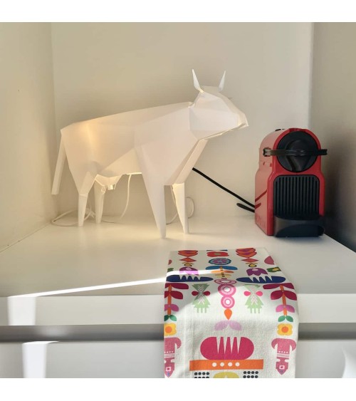 Lampada Mucca - Lampada da tavolo design animali Plizoo Lampade led design moderne salotto