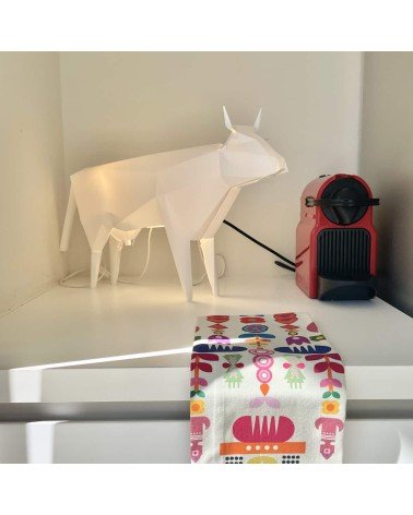 Lampada Mucca - Lampada da tavolo design animali Plizoo Lampade led design moderne salotto