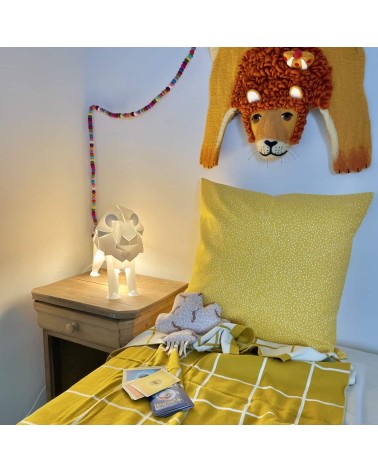 Leopold Le Lion - Tapis animal en laine Sew Heart Felt tapis animaux jungle chambre bebe animal enfant