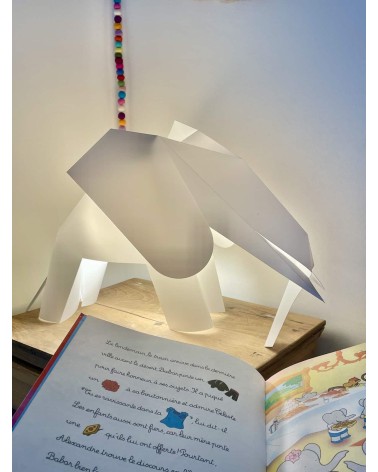 Lampada Elefante - Lampada da tavolo design animali Plizoo Lampade led design moderne salotto