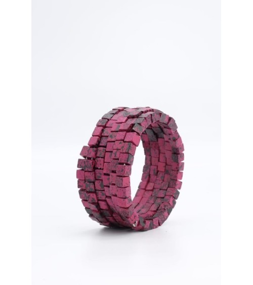 Pashmina Graffiti - Wooden Beads Snake Bracelet Jianhui London cute fashion design designer for women