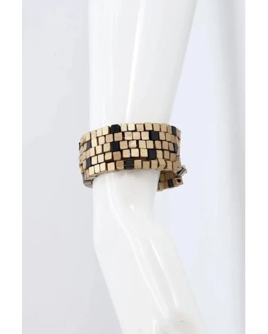 Pashmina Mosaic - Wooden Beads Snake Bracelet Jianhui London cute fashion design designer for women