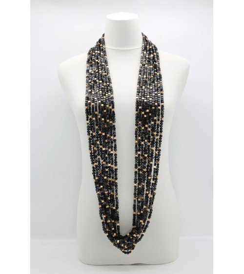 Next Pashmina Mosaic - Wooden Beads Necklace Jianhui London cute fashion design designer for women