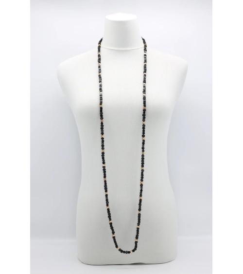Next Pashmina Mosaic - Collier en perles de bois Jianhui London fantaisie original femme suisse