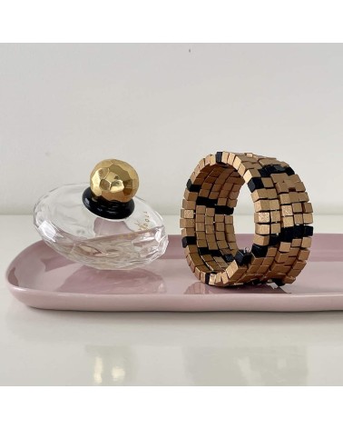 Pashmina Mosaic - Wooden Beads Snake Bracelet Jianhui London cute fashion design designer for women