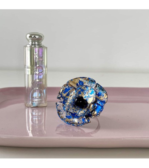 Mohnblume - Ring aus recyceltem Kunststoff Jianhui London damen frau kinder spezielle kaufen