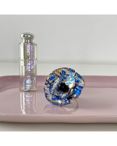 Poppy - Ring made of recycled plastic Jianhui London cute fashion design designer for women