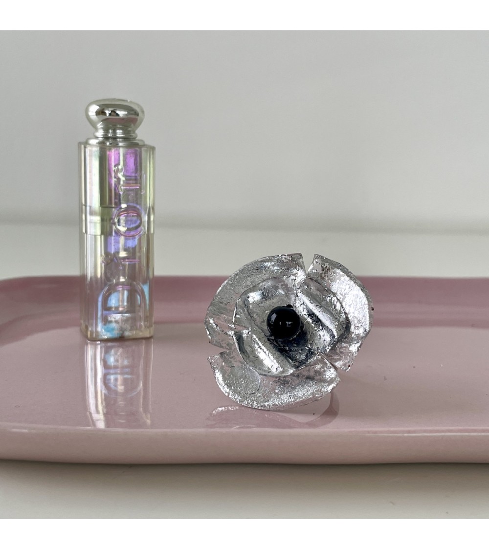 Poppy - Ring made of recycled plastic Jianhui London cute fashion design designer for women