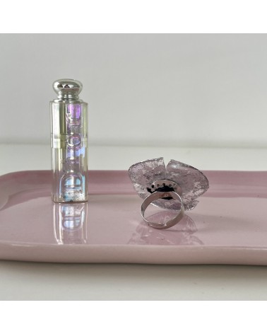 Mohnblume - Ring aus recyceltem Kunststoff Jianhui London damen frau kinder spezielle kaufen