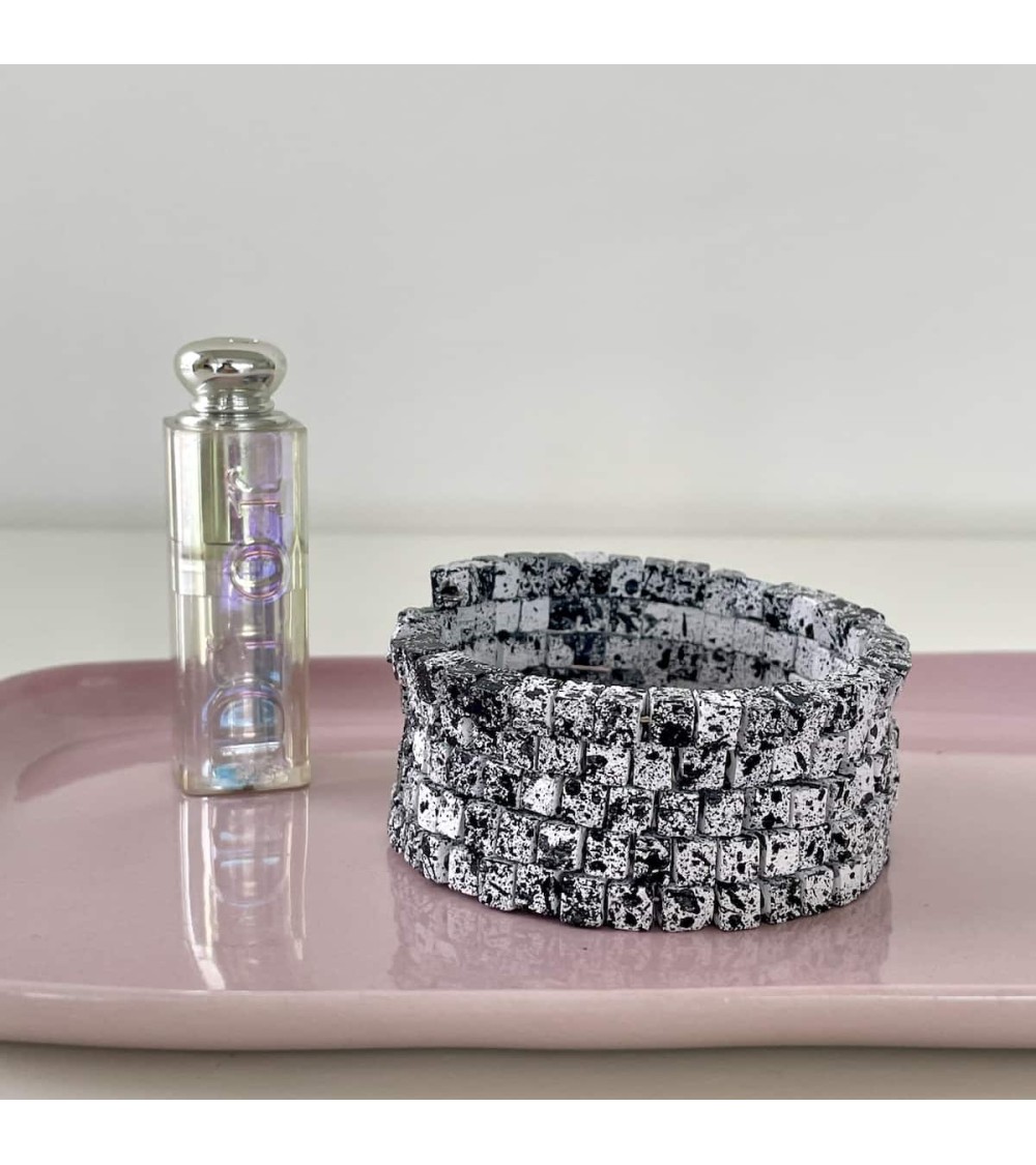 Pashmina Graffiti - Bracciale serpente con perline di legno Jianhui London eleganti particolari da donna bambina