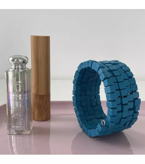 Pashmina - Wooden Beads Snake Bracelet Jianhui London cute fashion design designer for women
